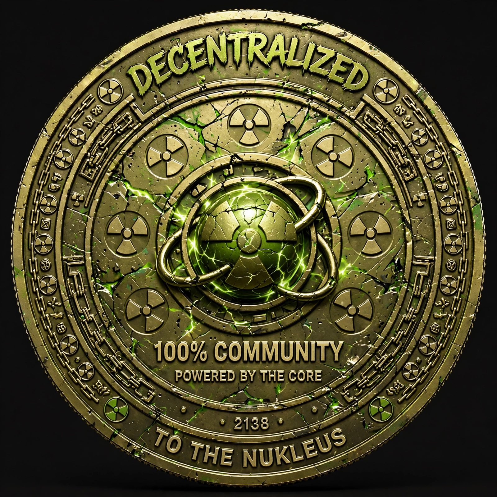 Nukleus Meme coin! 100% community & decentralized SUPER LIMITED TIME ONLY! Also shirts , hats also made with this logo!