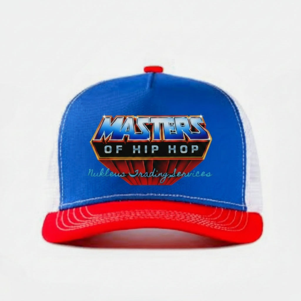 Masters of hip hop trucker hat snap back